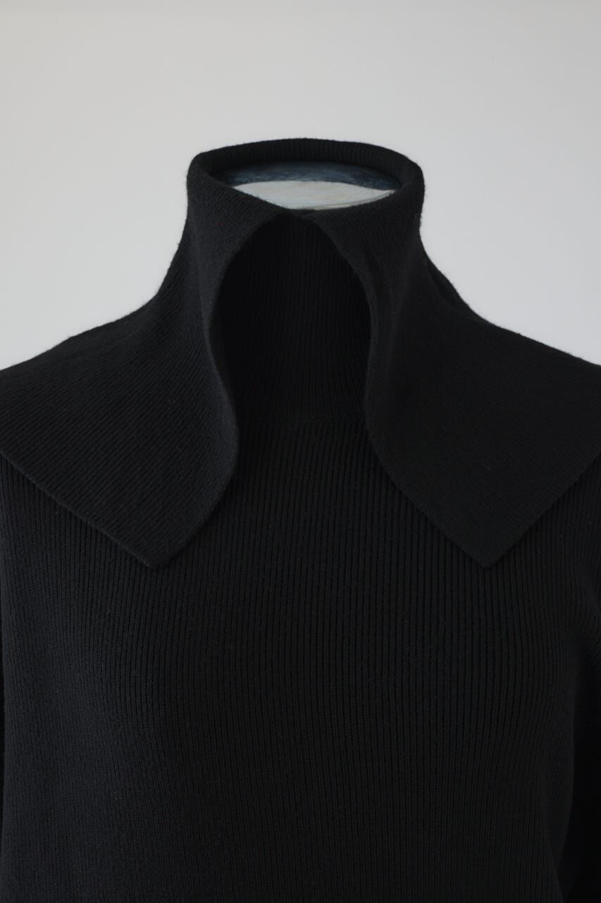 RIM.ARK 「Long high collar knit dress」|ワンピース|