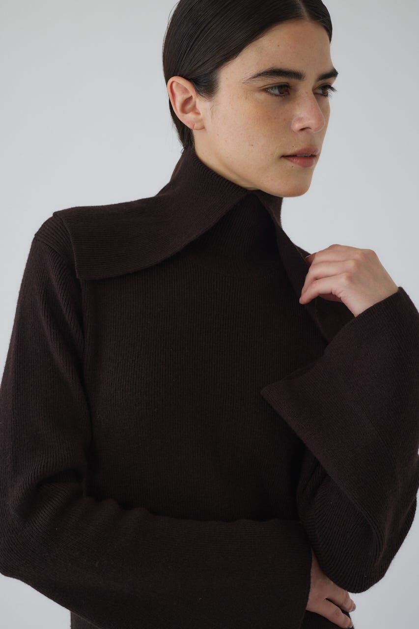 RIM.ARK 「Long high collar knit dress」|ワンピース|