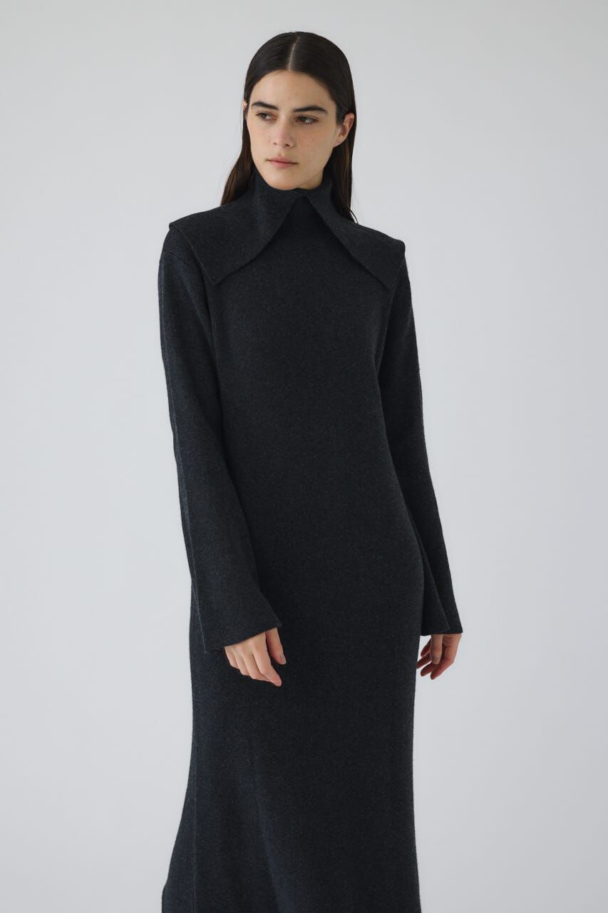 RIM.ARK 「Long high collar knit dress」|ワンピース|