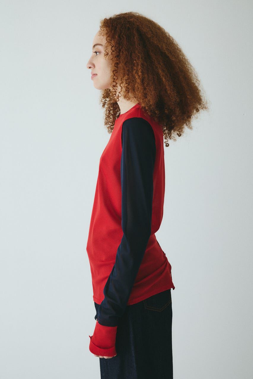 HeRIN.CYE「Crew neck mesh inner tops」|Tシャツ・カットソー|