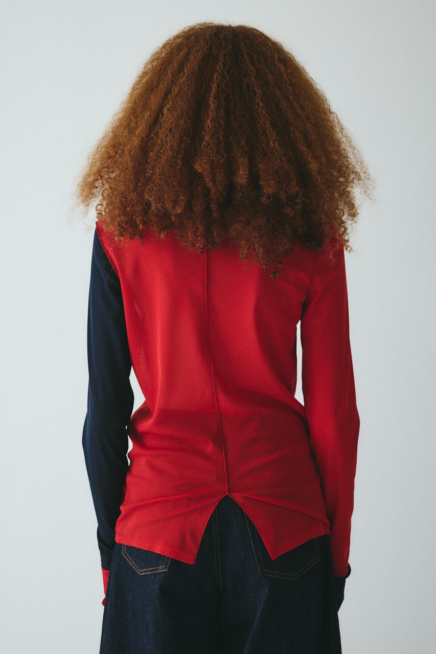 HeRIN.CYE「Crew neck mesh inner tops」|Tシャツ・カットソー|