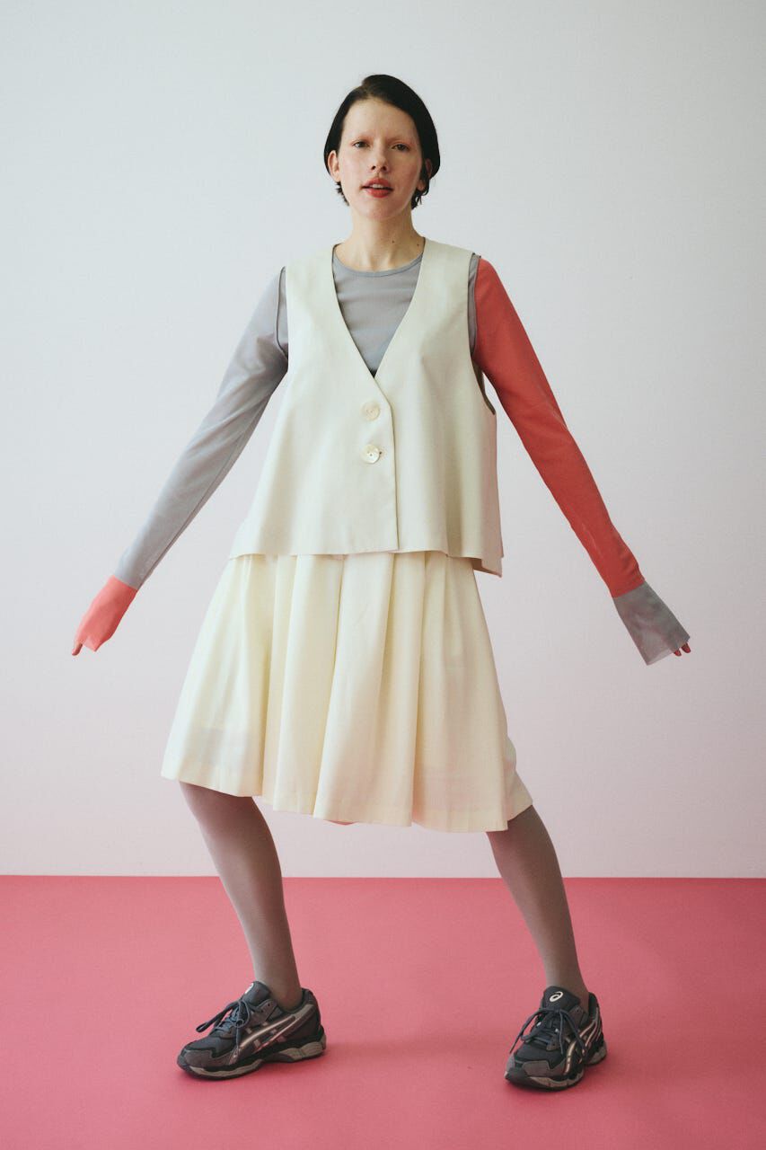 HeRIN.CYE「A line vest」|ダウンベスト・ベスト|