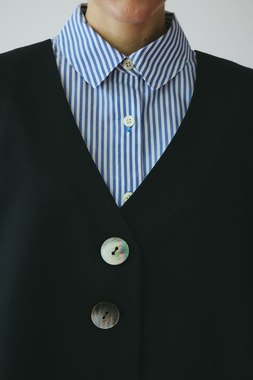 HeRIN.CYE「A line vest」|ダウンベスト・ベスト|