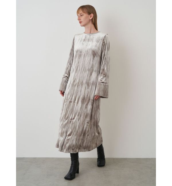 ELENDEEK「VELOR I-LINE OP」|ワンピース|ベージュ
