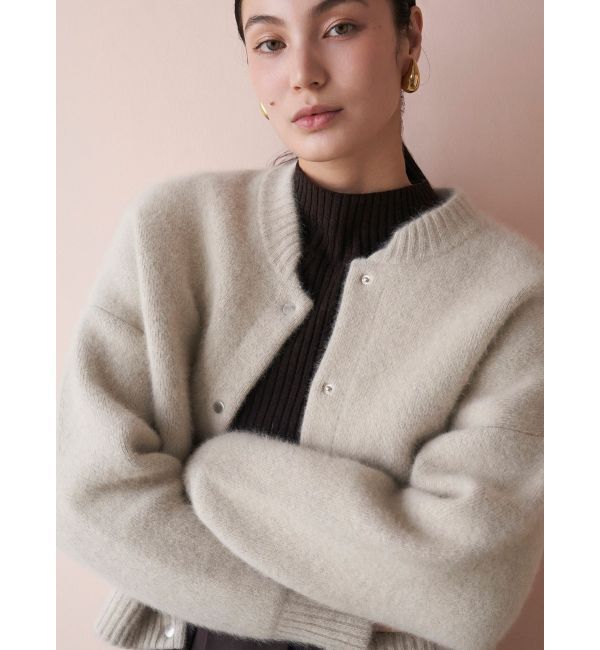 ELENDEEK「CN RACCOON MIX BZ」|カーディガン|