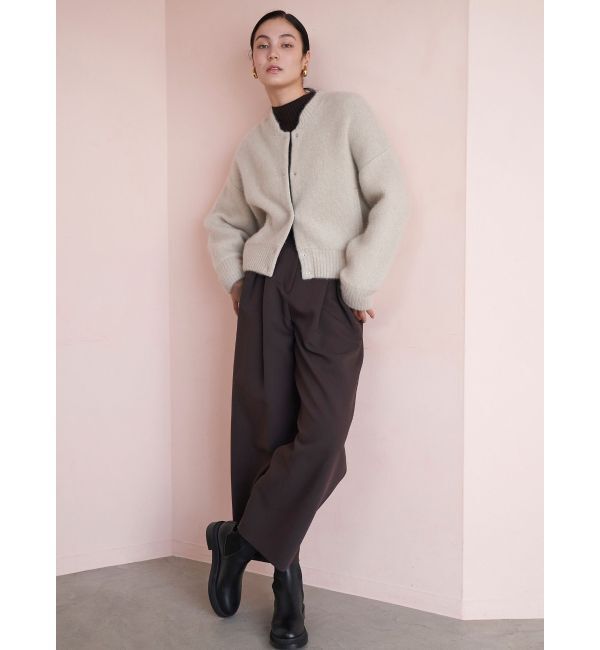 ELENDEEK「CN RACCOON MIX BZ」|カーディガン|