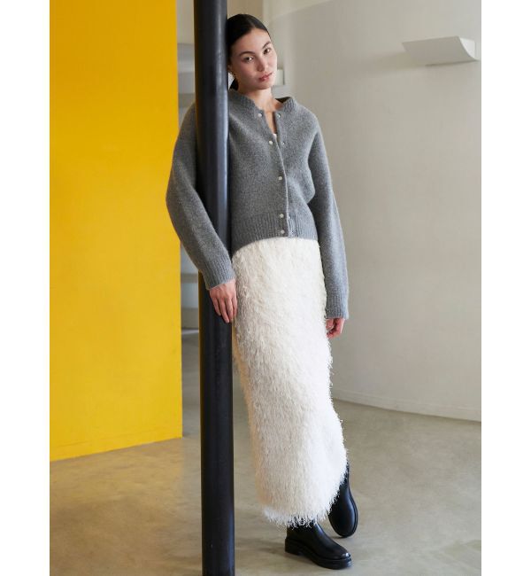 ELENDEEK「CN RACCOON MIX BZ」|カーディガン|