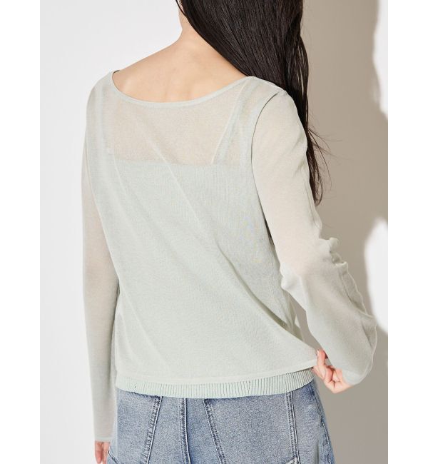 ELENDEEK「MULTI CAMI SET KT」|カーディガン|