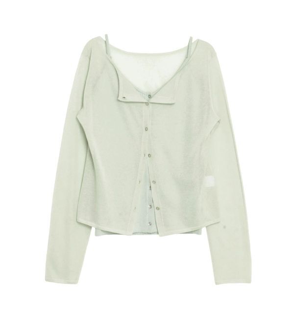 ELENDEEK「MULTI CAMI SET KT」|カーディガン|