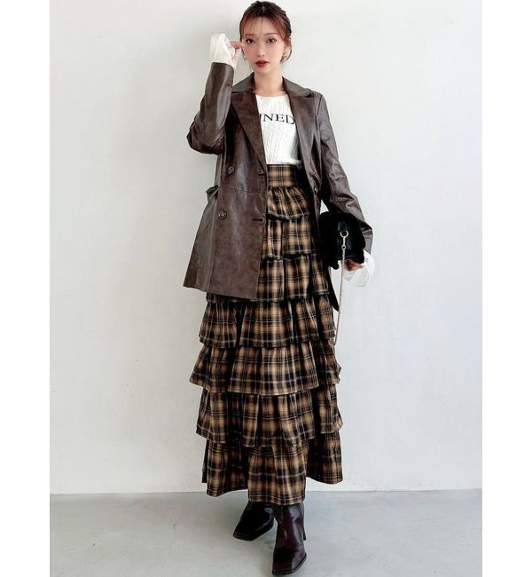 RESEXXY「カフスレースフェイクレザージャケット」|その他|