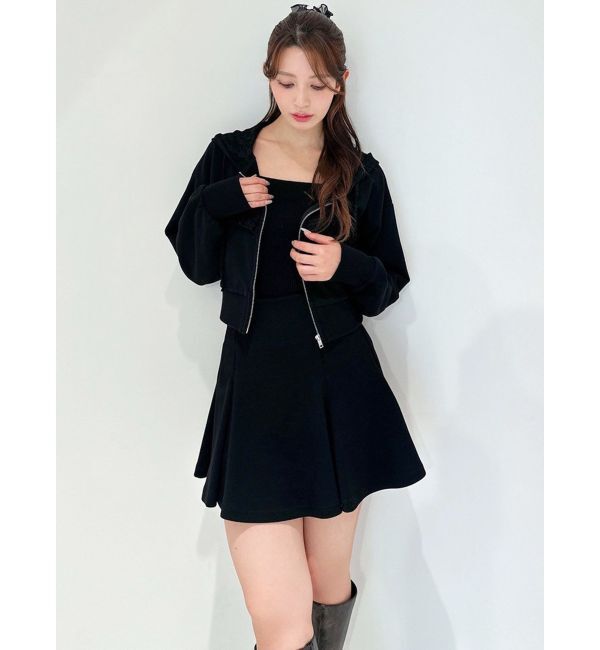 RESEXXY「スウェットフレアミニスカート【セットアップ着用可能】」|スカート|