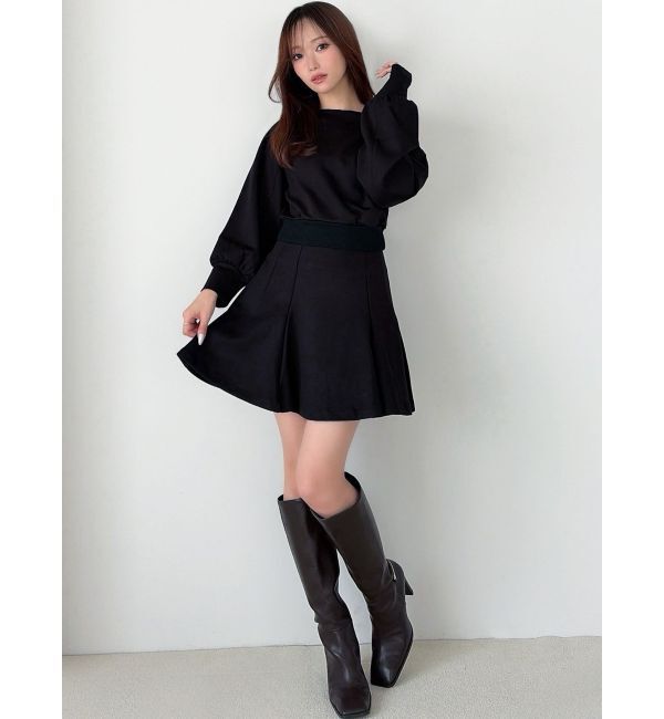 RESEXXY「スウェットフレアミニスカート【セットアップ着用可能】」|スカート|