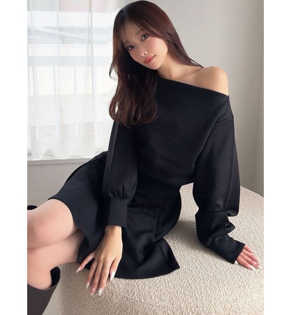 RESEXXY「スウェットフレアミニスカート【セットアップ着用可能】」|スカート|