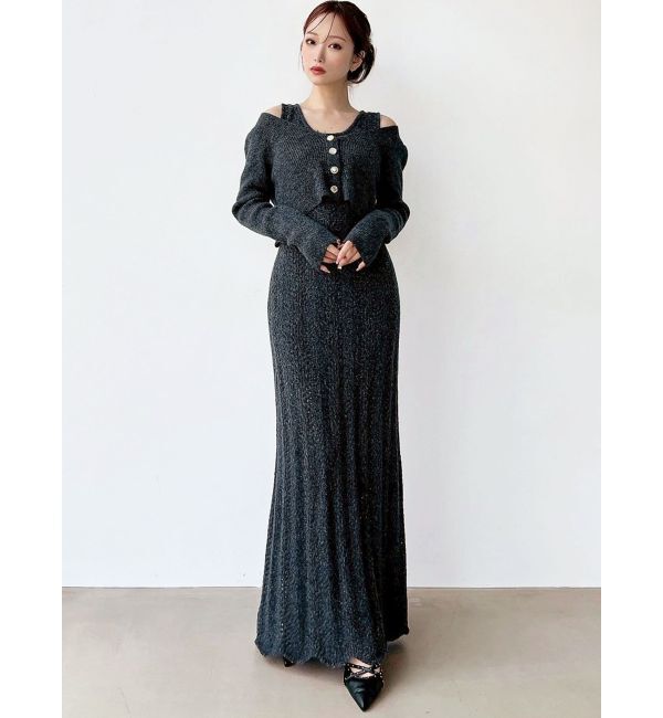 RESEXXY「アンサンブルレースニットワンピース」|ワンピース|