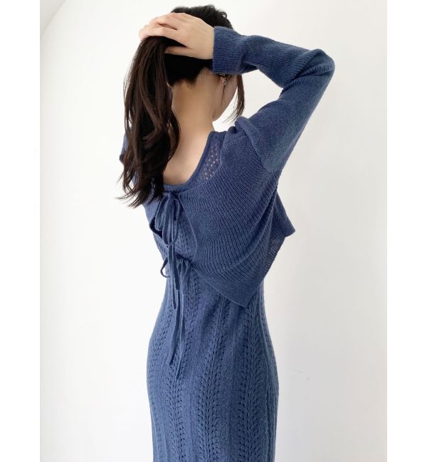 RESEXXY「アンサンブルレースニットワンピース」|ワンピース|