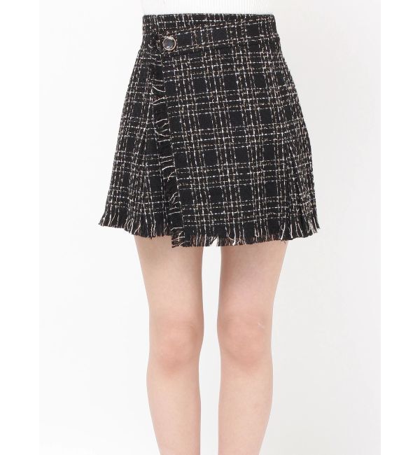 RESEXXY「ツイードラップミニスカート」|スカート|