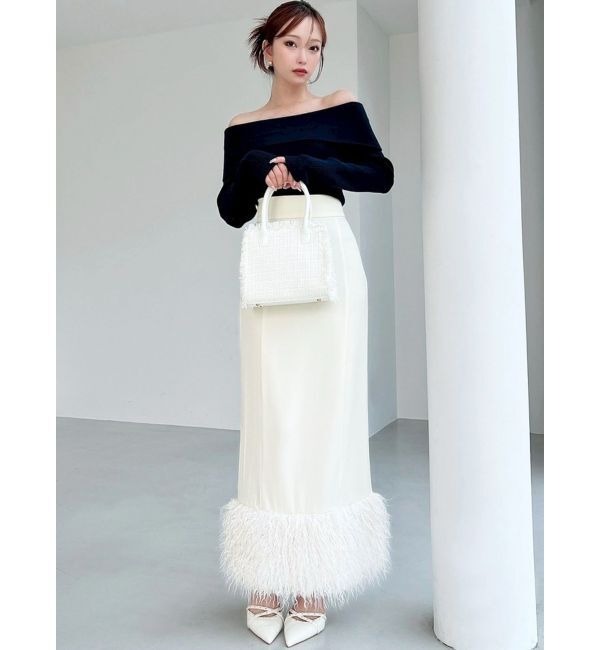 RESEXXY「フェイクファーナロースカート」|スカート|