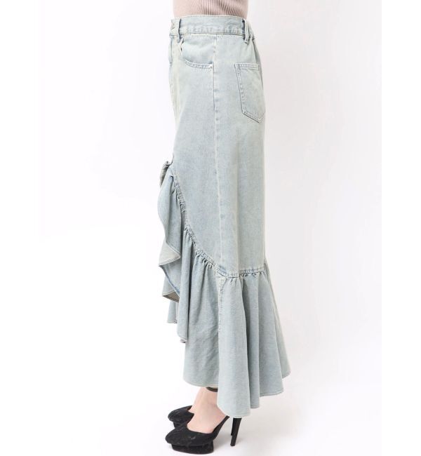 RESEXXY「ラッフルデニムスカート」|スカート|