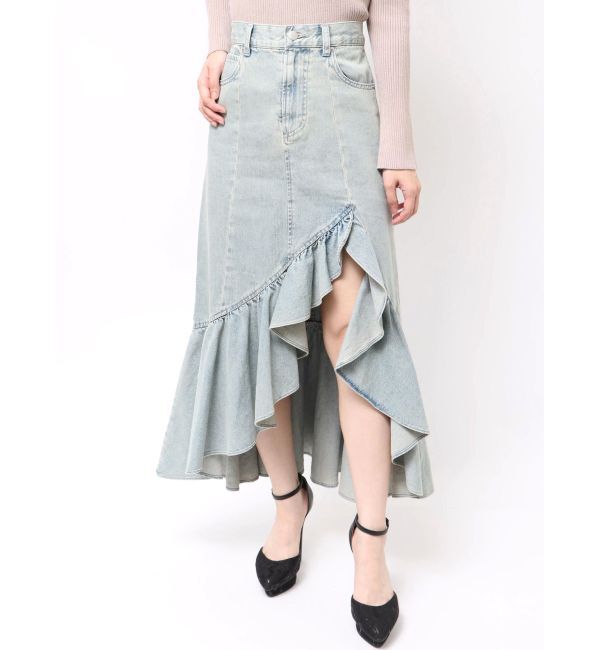 RESEXXY「ラッフルデニムスカート」|スカート|