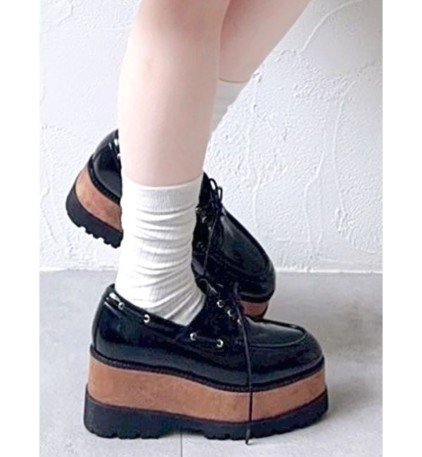 dazzlin「レースアップローファー」|ローファー|