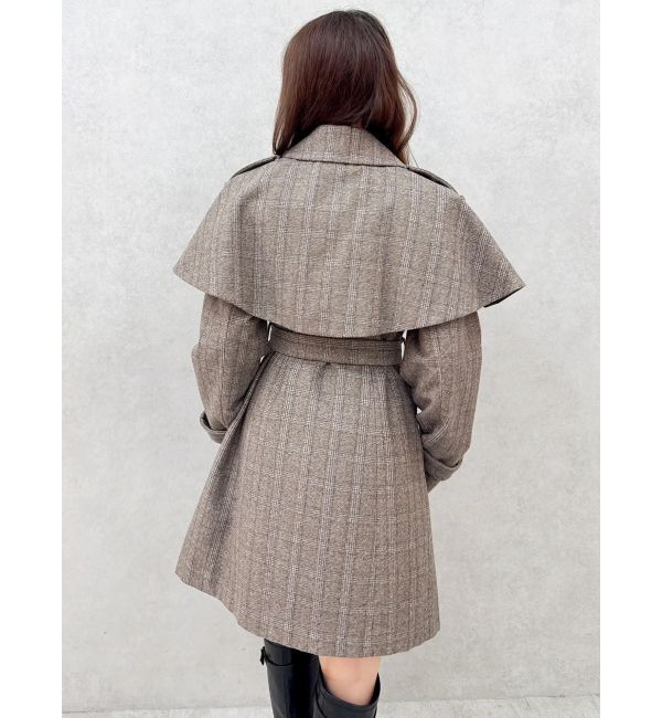 dazzlin「2WAYケープミニトレンチコート」|トレンチコート|