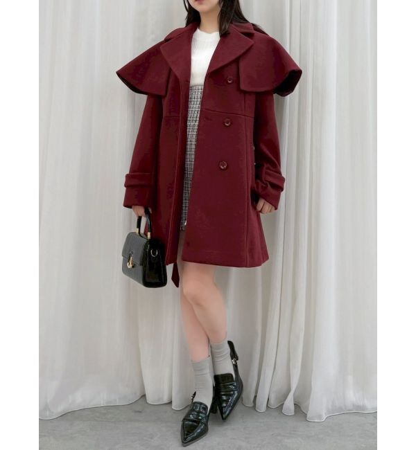 dazzlin「2WAYケープミニトレンチコート」|トレンチコート|