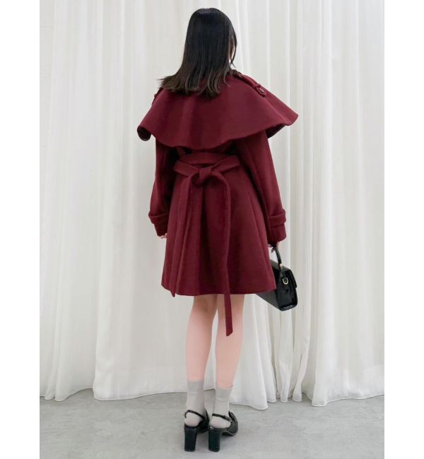 dazzlin「2WAYケープミニトレンチコート」|トレンチコート|