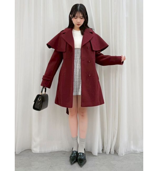 dazzlin「2WAYケープミニトレンチコート」|トレンチコート|