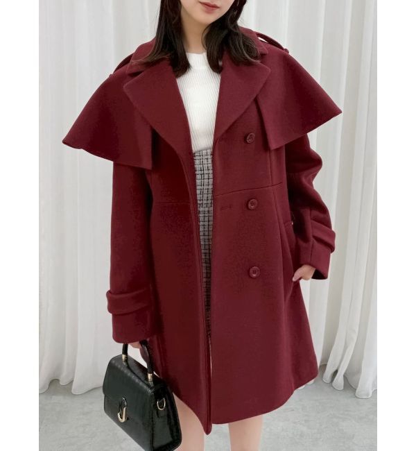 dazzlin「2WAYケープミニトレンチコート」|トレンチコート|