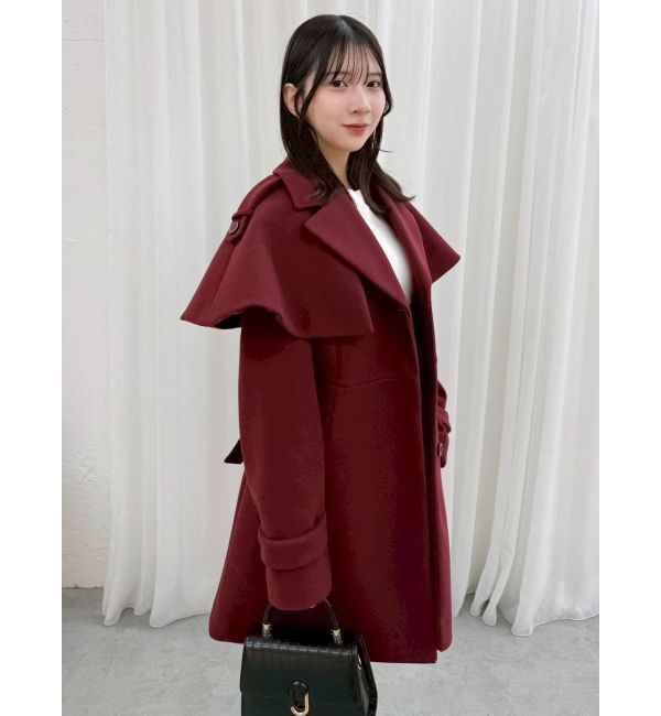 dazzlin「2WAYケープミニトレンチコート」|トレンチコート|