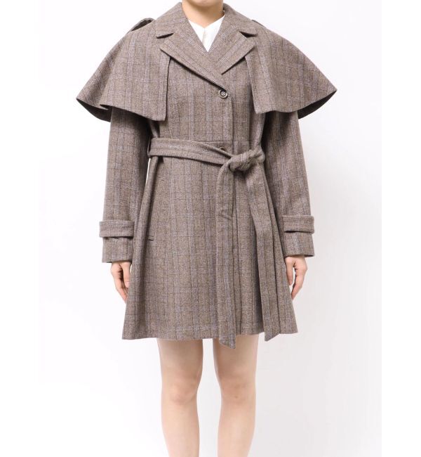 dazzlin「2WAYケープミニトレンチコート」|トレンチコート|