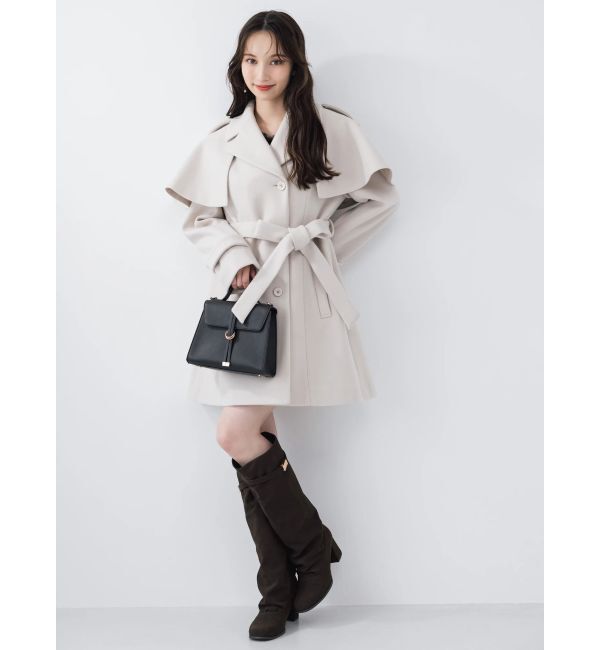 dazzlin「2WAYケープミニトレンチコート」|トレンチコート|