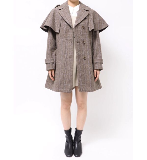dazzlin「2WAYケープミニトレンチコート」|トレンチコート|