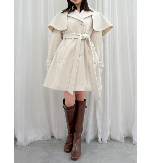 dazzlin「2WAYケープミニトレンチコート」|トレンチコート|