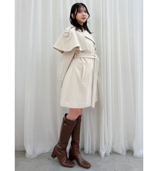 dazzlin「2WAYケープミニトレンチコート」|トレンチコート|