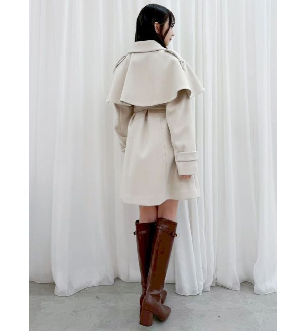 dazzlin「2WAYケープミニトレンチコート」|トレンチコート|