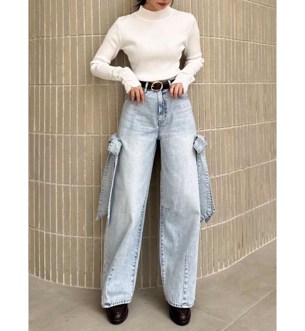 dazzlin「バックオープンリブニットトップス」|ニット・セーター|