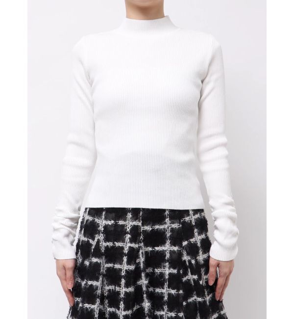 dazzlin「バックオープンリブニットトップス」|ニット・セーター|