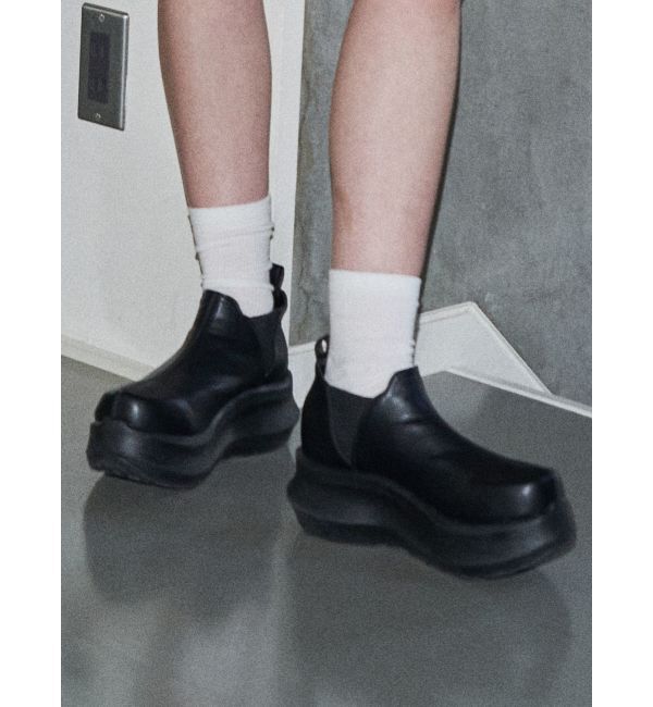 EMODA「【VEQUM】SIDE GORE ANKLE BOOTS」|ショートブーツ|