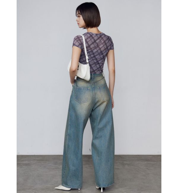 EMODA「フィットシアークロップトップ」|Tシャツ・カットソー|