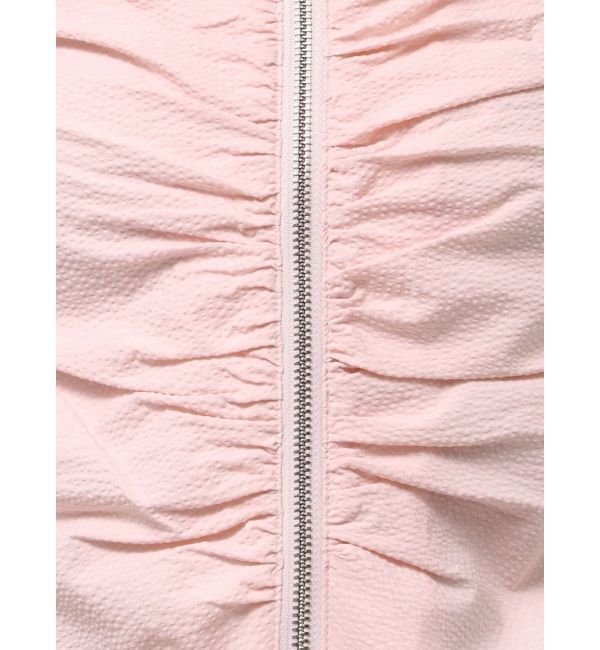 EMODA「ギャザージップシャツトップ」|Tシャツ・カットソー|