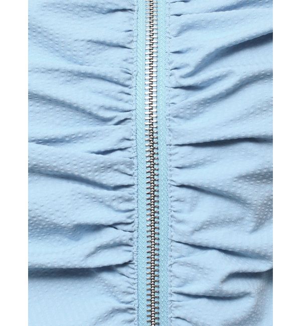 EMODA「ギャザージップシャツトップ」|Tシャツ・カットソー|