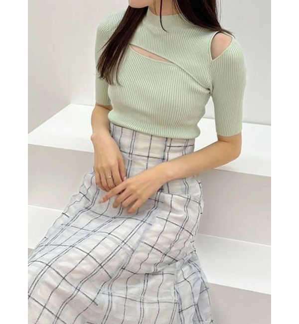 MERCURYDUO「2WAYカットアウトニット」|ニット・セーター|