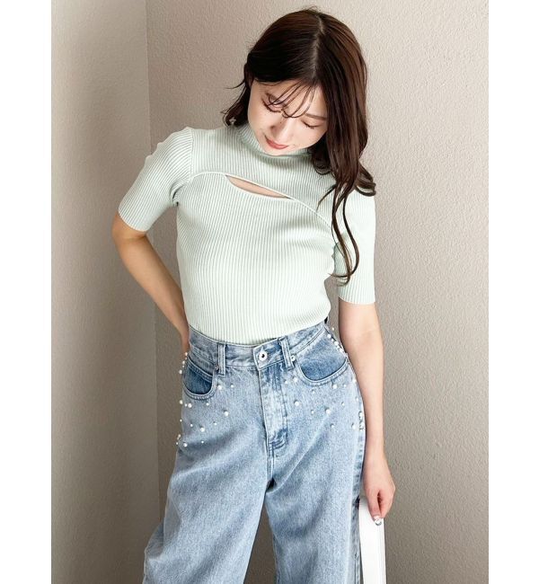 MERCURYDUO「2WAYカットアウトニット」|ニット・セーター|