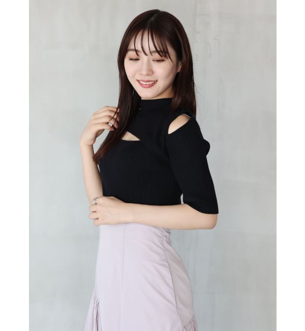MERCURYDUO「2WAYカットアウトニット」|ニット・セーター|