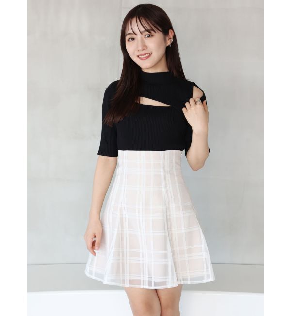 MERCURYDUO「2WAYカットアウトニット」|ニット・セーター|