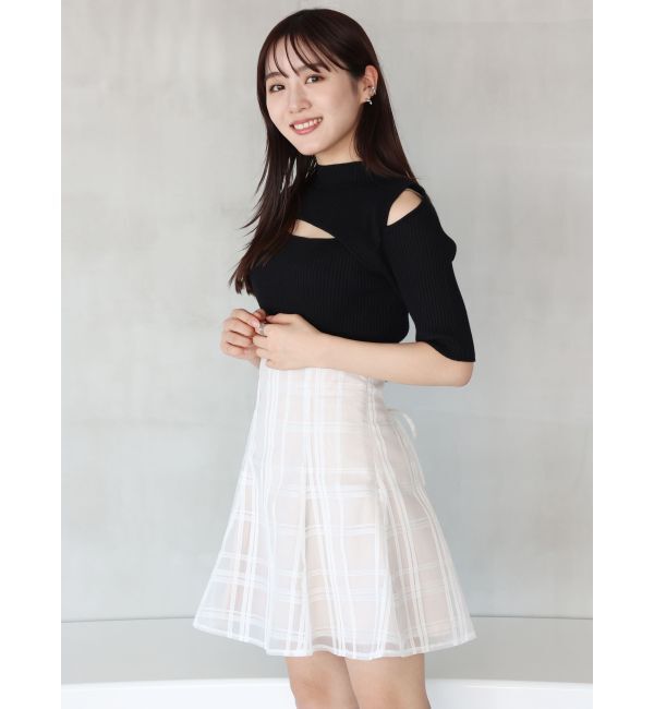 MERCURYDUO「2WAYカットアウトニット」|ニット・セーター|