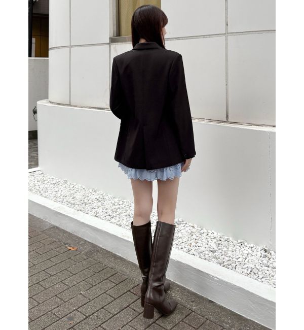 MERCURYDUO「スカラップレースティアードスカパン」|スカート|