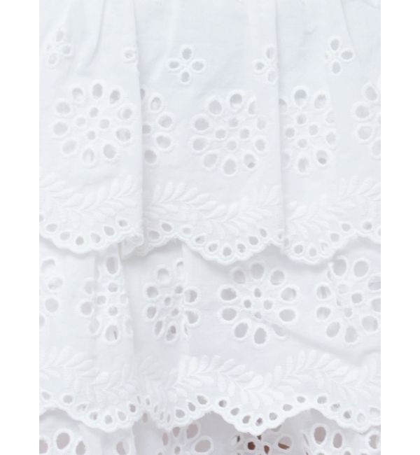 MERCURYDUO「スカラップレースティアードスカパン」|スカート|