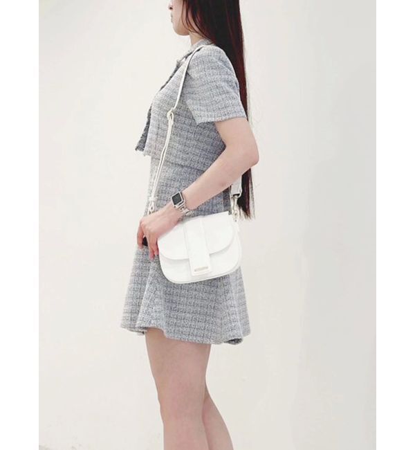 MERCURYDUO「ハーフスリーブツイードフィットジャケット」|その他|